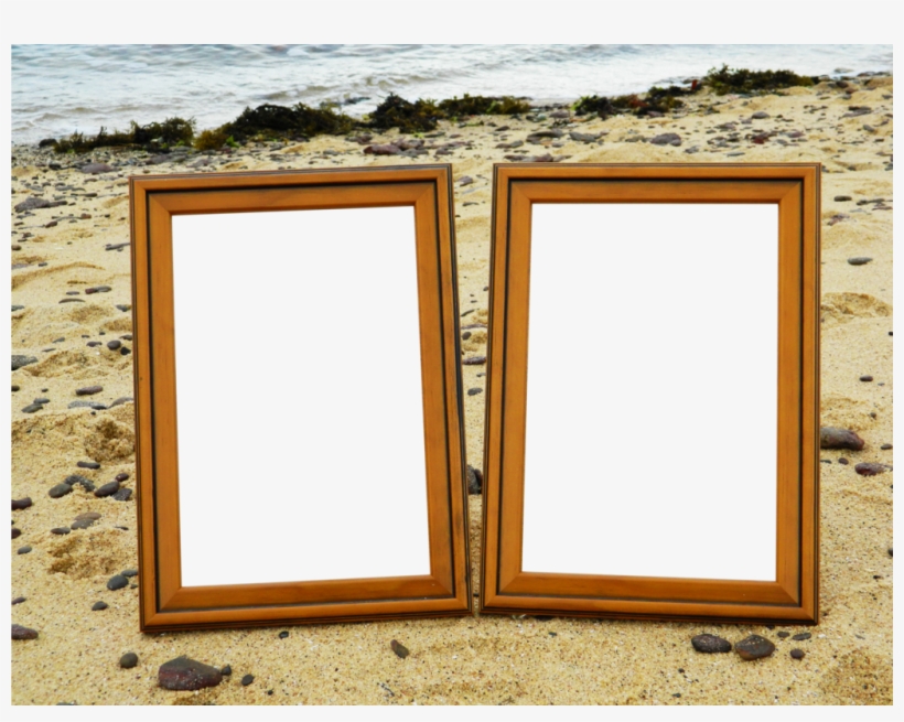 Clip Art Black And White Frames Startups Co Hb By On - Transparent Beach Picture Frames, transparent png download