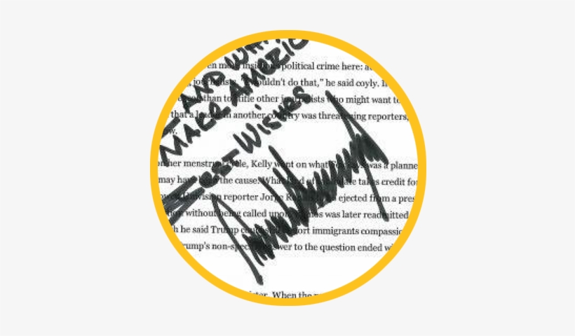 Donald J - Trump - Hand Written Letter Donald Trump, transparent png download