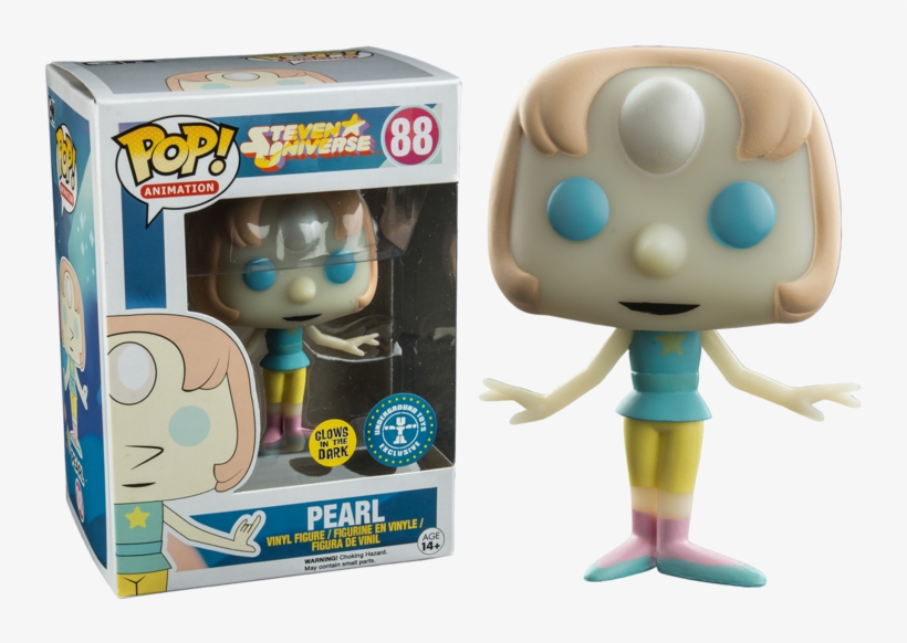 Pearl Glow In The Dark Pop Vinyl Figure - Steven Universe Pearl Pop Figure, transparent png download