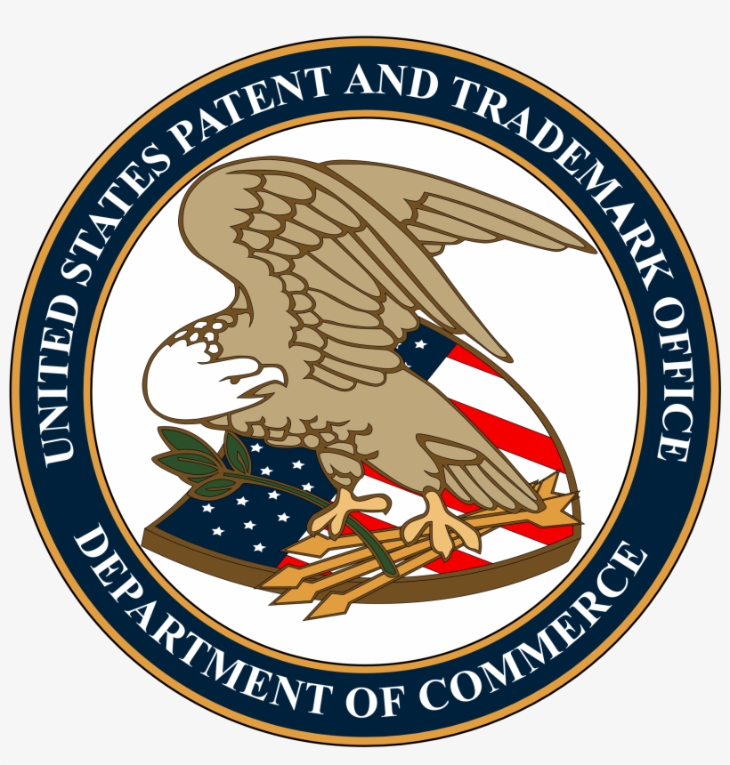 American Express Credit Card-block Chain - Us Patent Office Logo, transparent png download