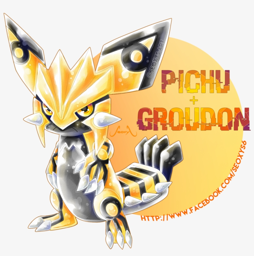 Pichu Groudon For More Of - Pichu Groudon, transparent png download