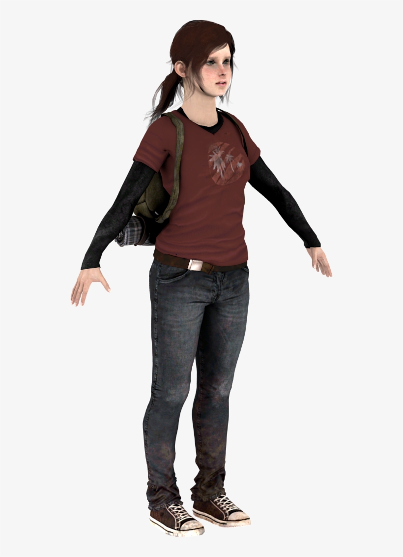 If Your Css Can't Run High Poly Models Then I Am Sorry - Ellie The Last Of Us Shoes, transparent png download