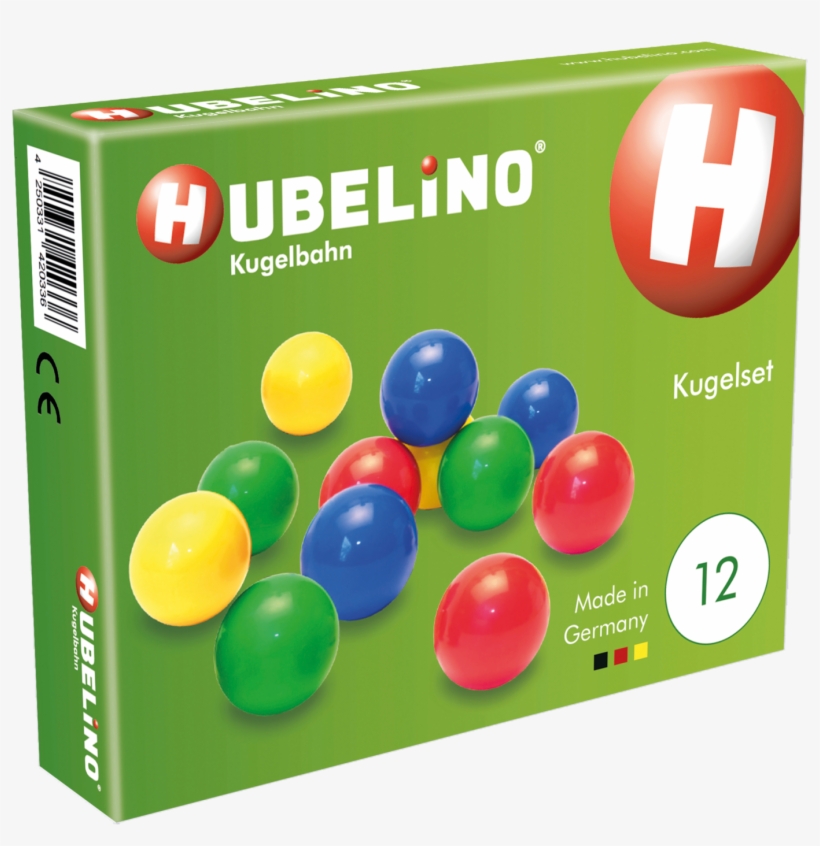 Set Of 12 Marbles - Hubelino Marble Run - Set Of 12 Marbles - Made In Germany, transparent png download