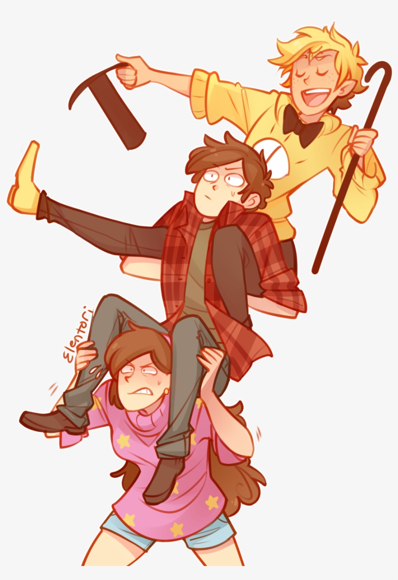 I Saw This Post And Naturally I Had To Drop Everything - Elentori Gravity Falls, transparent png download