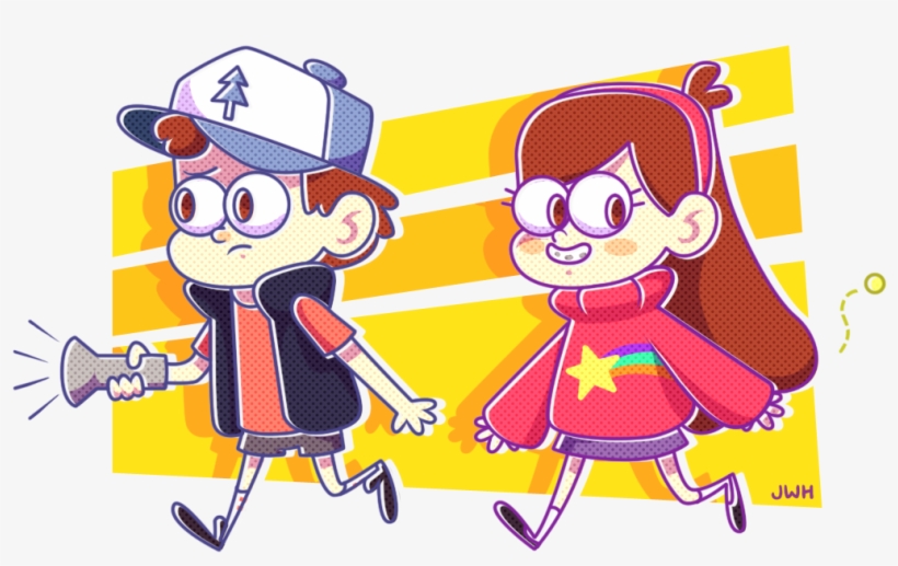 Jwh Cartoon Art Purple Illustration - Gravity Falls, transparent png download