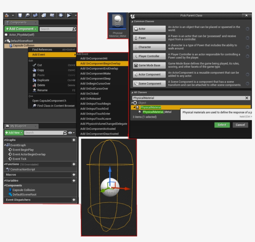 Setting Up Initial Overlaps - Unreal Engine, transparent png download