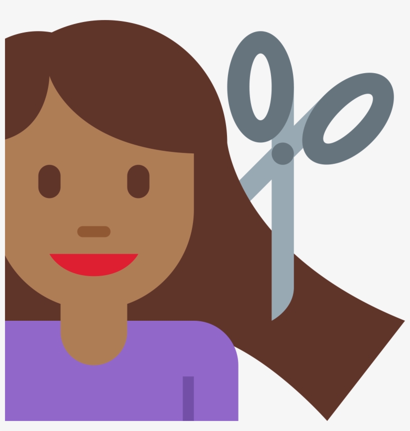 Clip File Twemoji F Fe Svg Wikimedia Commons - Hair Cut Images Cartoons, transparent png download