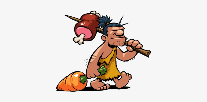 Caveman Hair Removal - Paleo Diet Caveman, transparent png download