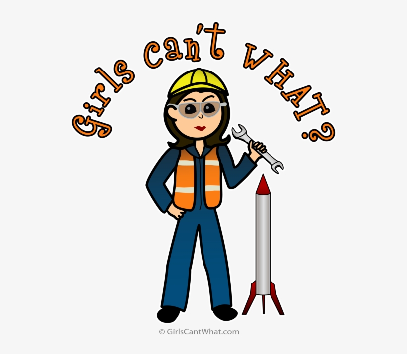 Girls Cant What Sticker Logo - Happy Women Engineers Day, transparent png download