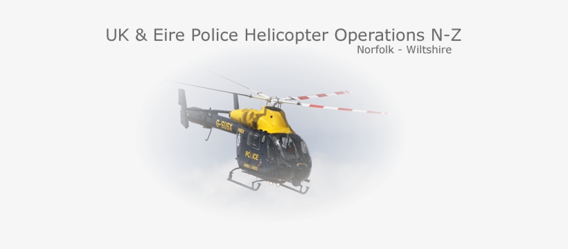 Uk & Ireland Police Helicopter Operations N-z - Police, transparent png download