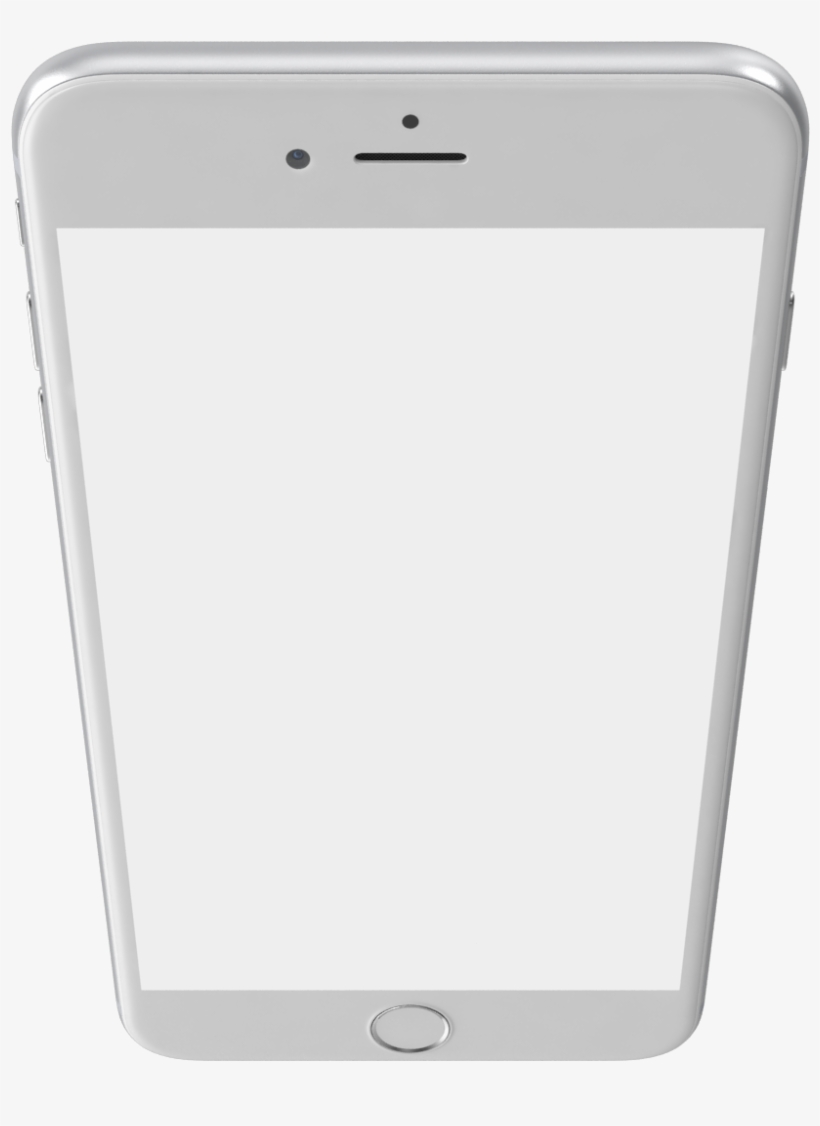 Iphone 6 Plus Silver Png Image - Iphone, transparent png download