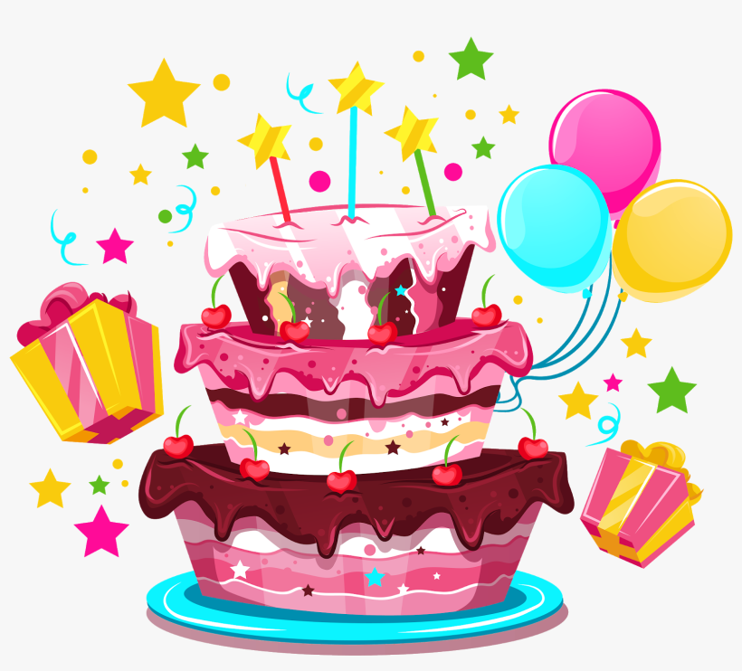 Birthday Facebook Event Photo Invite - Cake Happy Birthday Png, transparent png download