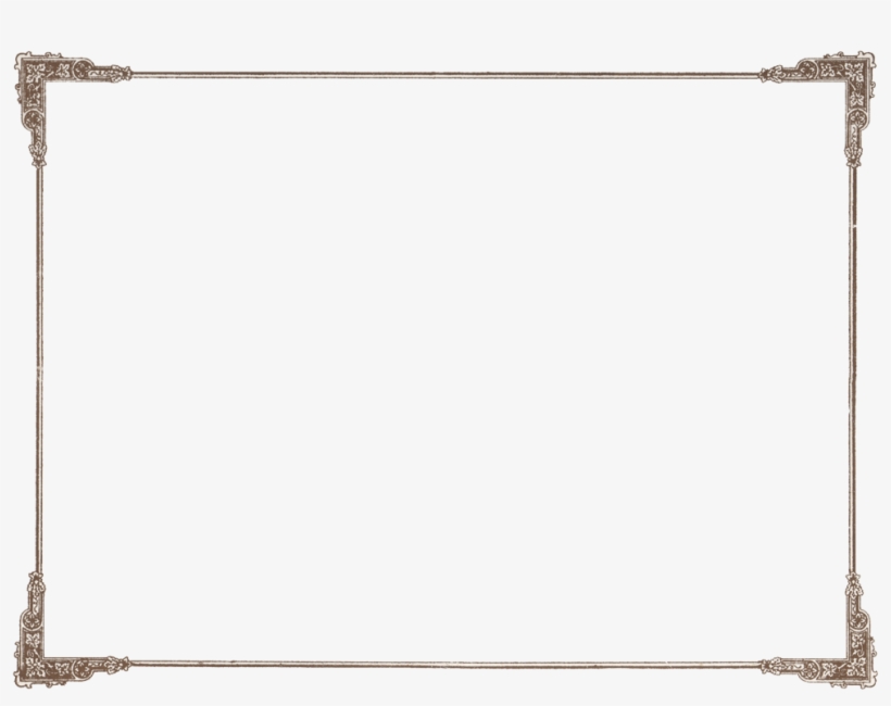 Victorian Png Frame - Victorian Frame, transparent png download