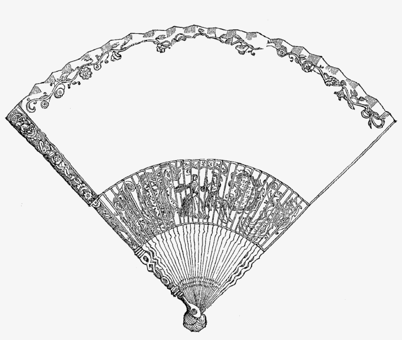 Blank Fan Frame Image - Drawing, transparent png download