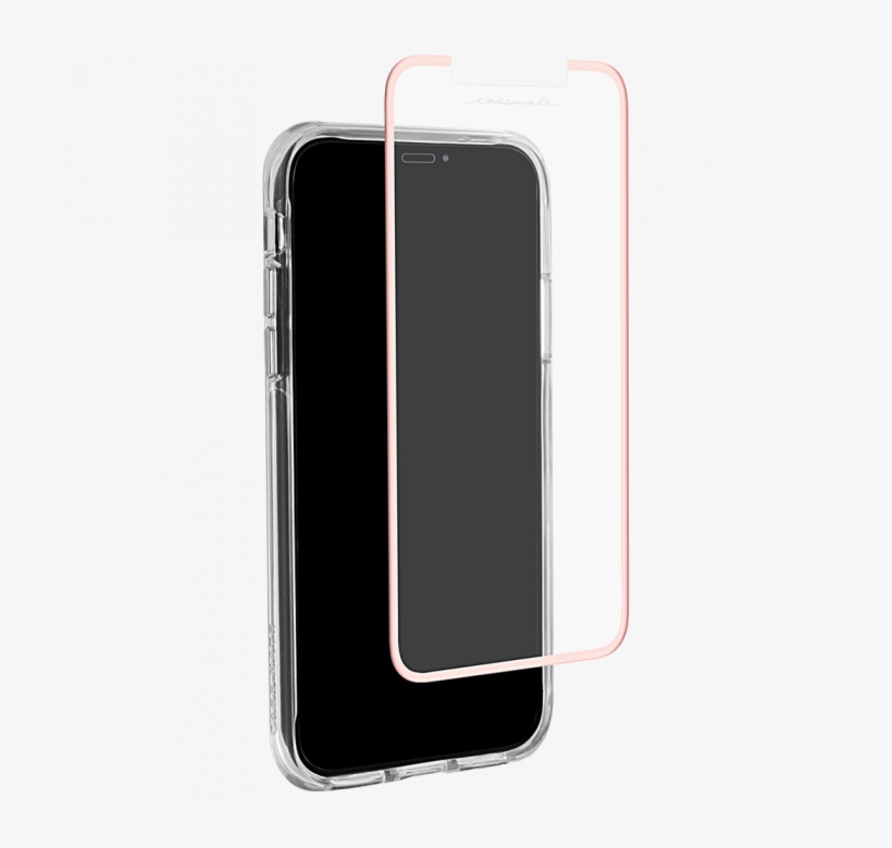 Case-mate Rose Gold Iphone Xs / X Gilded Glass Screen - Screen Protector, transparent png download
