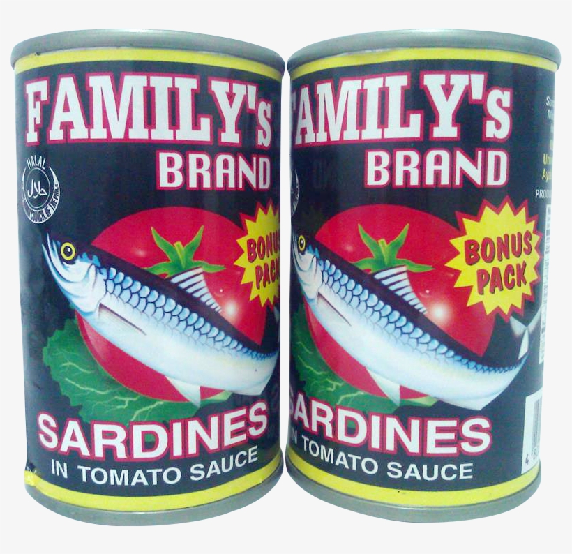 Family Sardines Bonus 155g - Family Sardines, transparent png download