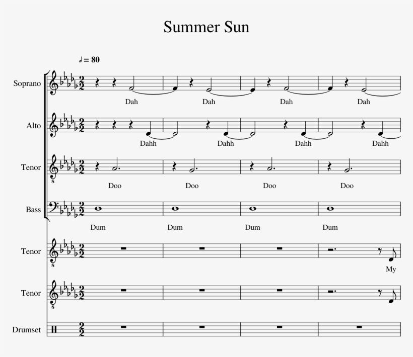 Gotas De Orvalho Sheet Music Composed By Mário Mascarenhas - Spooky Scary Skeletons For Piano, transparent png download