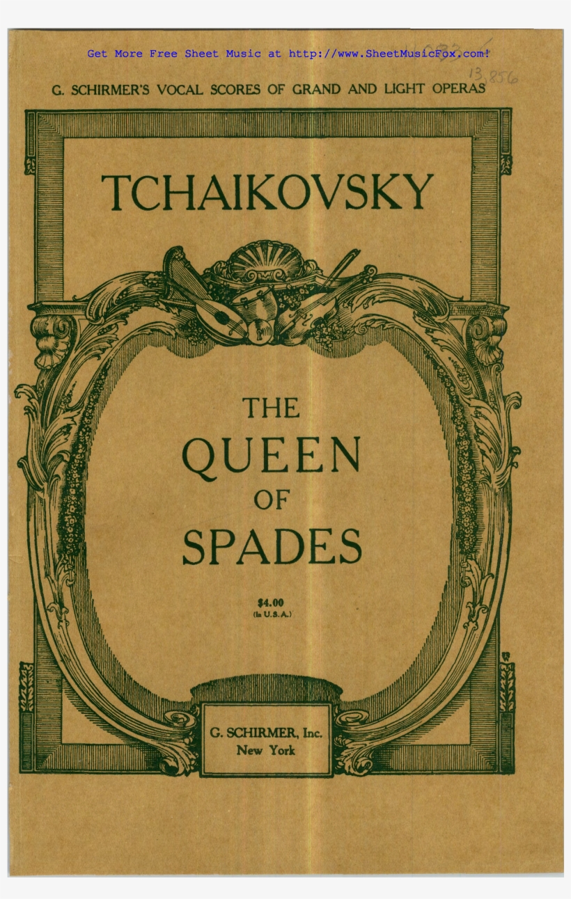 The Queen Of Spades, Op - Poster, transparent png download