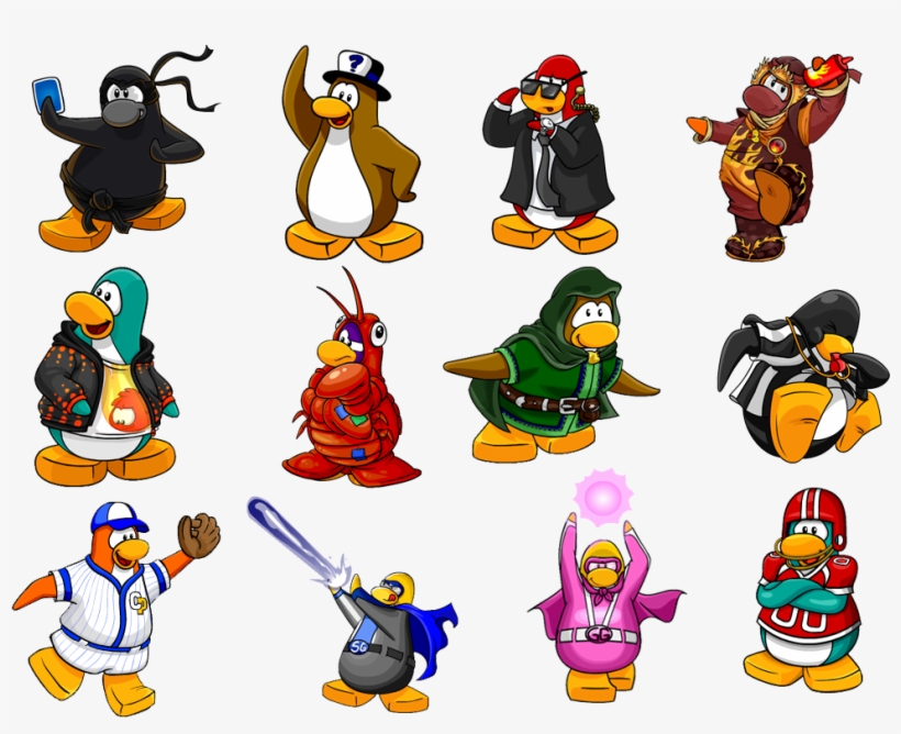 1 - Personajes - 2 - Puffles - 3 - Pingüinos Animados - Club Penguin, transparent png download