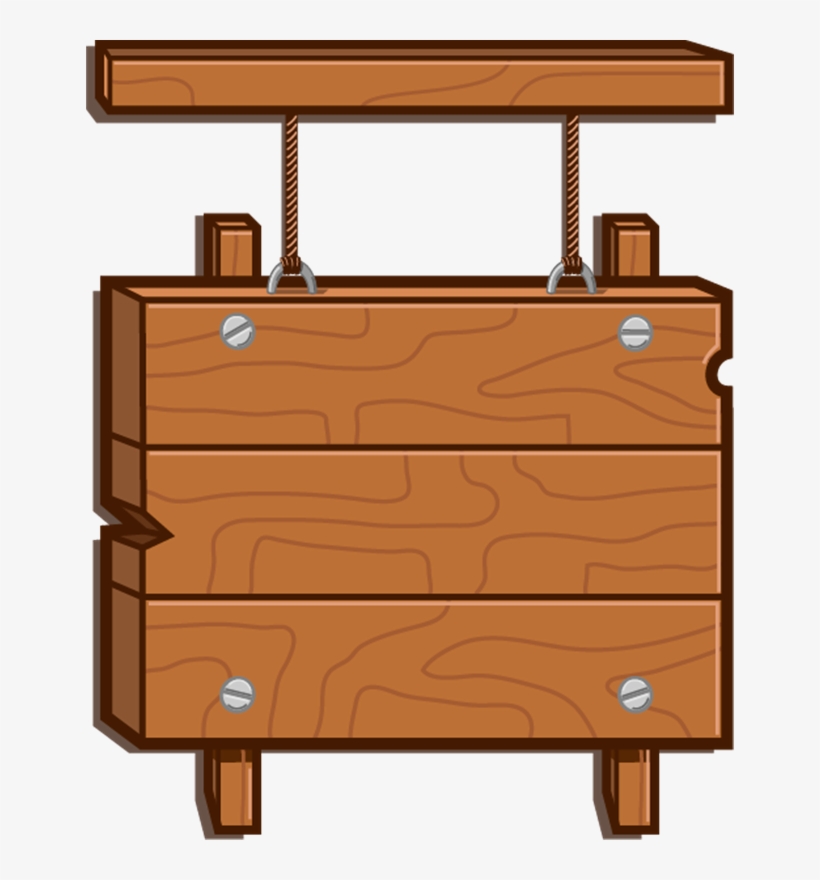 Imágenes De Letreros De Madera - Cartel De Madera Animada, transparent png download