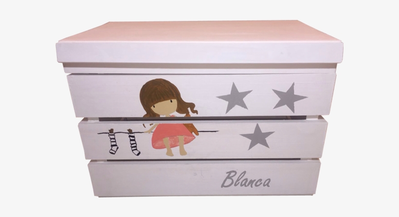Baul Blanco Y Muneca - Box, transparent png download