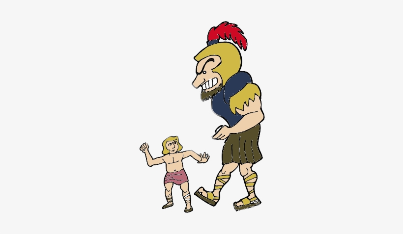 David And Goliath, transparent png download