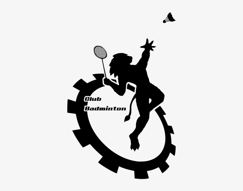 Black Bad Logo Png Images - Badminton Logo Clipart, transparent png download