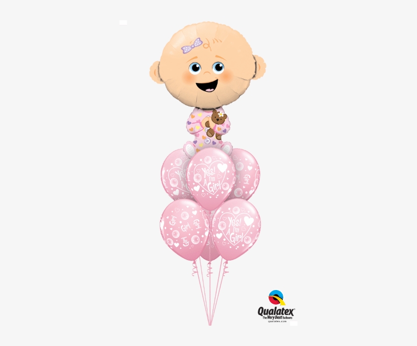 Giant Baby Girl Balloon Bouquet - Its A Boy Balloons, transparent png download