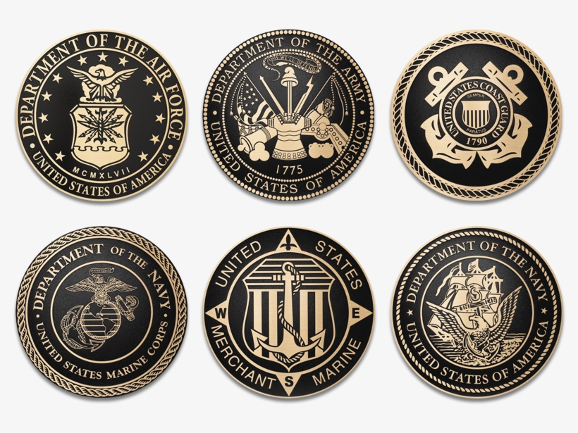 Download Military Seals - Us Military Branches Seals - HD Transparent ...