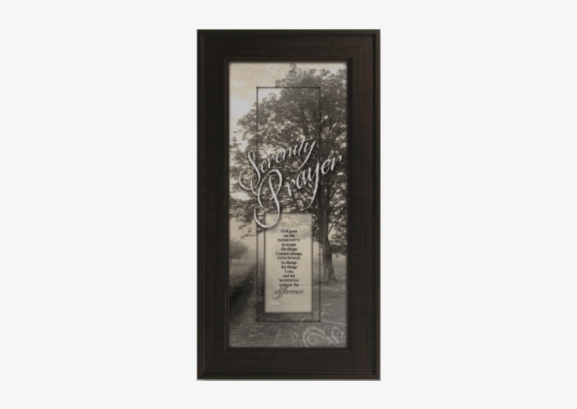 James Lawrence Company Serenity Prayer Framed Graphic, transparent png download