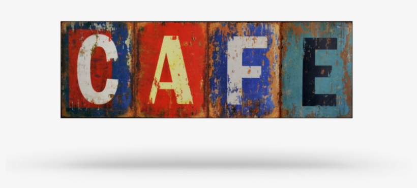 Café Metal Wall Plaque, Aged Finish By Maisons Du Monde - Maisons Du Monde, transparent png download