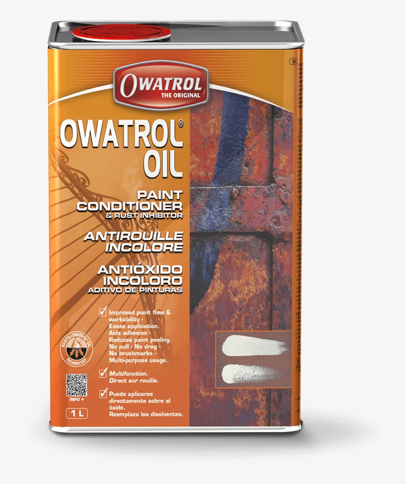 Owatrol Oil 1l Paint Conditioner & Rust Inhibitor - Owatrol Oil Paint Conditioner And Rust Inhibitor :, transparent png download