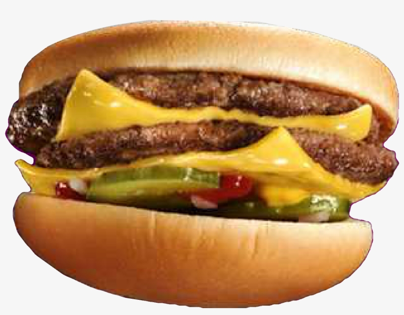 Down Double Cheeseburger - Upside Down Burger Mcdonalds, transparent png download