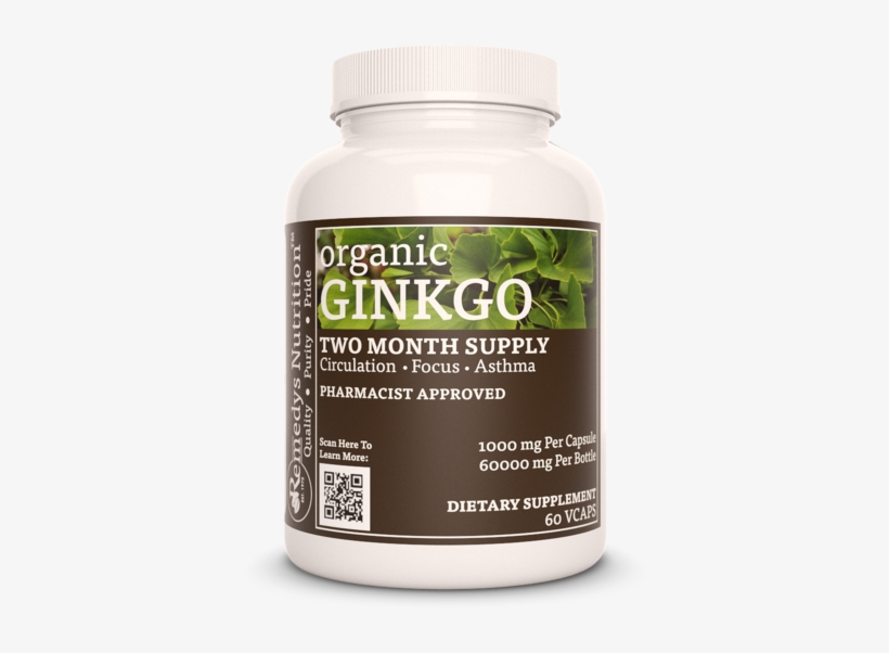 Ginkgo Biloba - Dietary Supplement, transparent png download