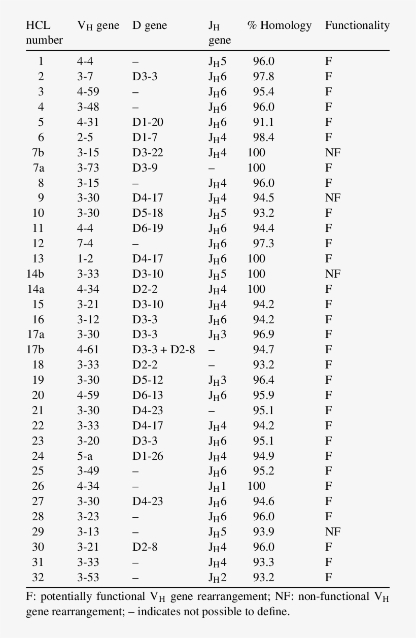 Immunoglobulin V H Dj H Gene Rearrangement Analysis - Statistics, transparent png download