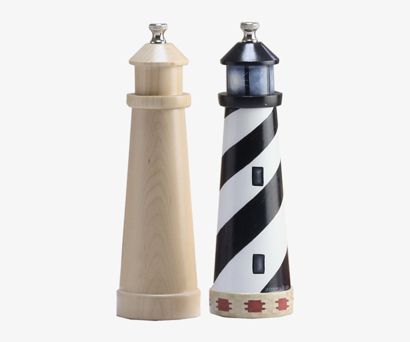 5" Unfinished Lighthouse Pepper Mill - Paint, transparent png download
