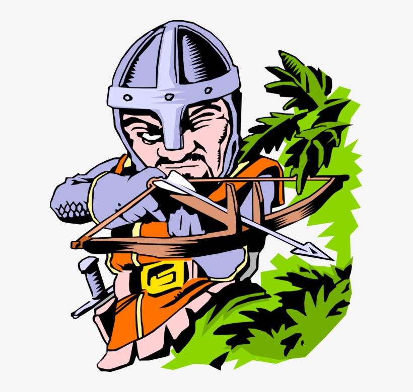 Vector Illustration Of Middle Ages Medieval Castle - Medieval Cartoon, transparent png download