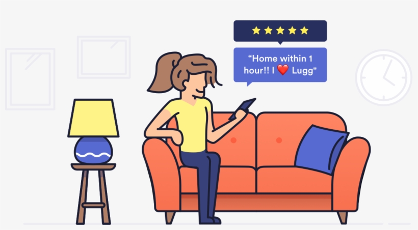 We Deliver Into Your Home - Cartoon, transparent png download