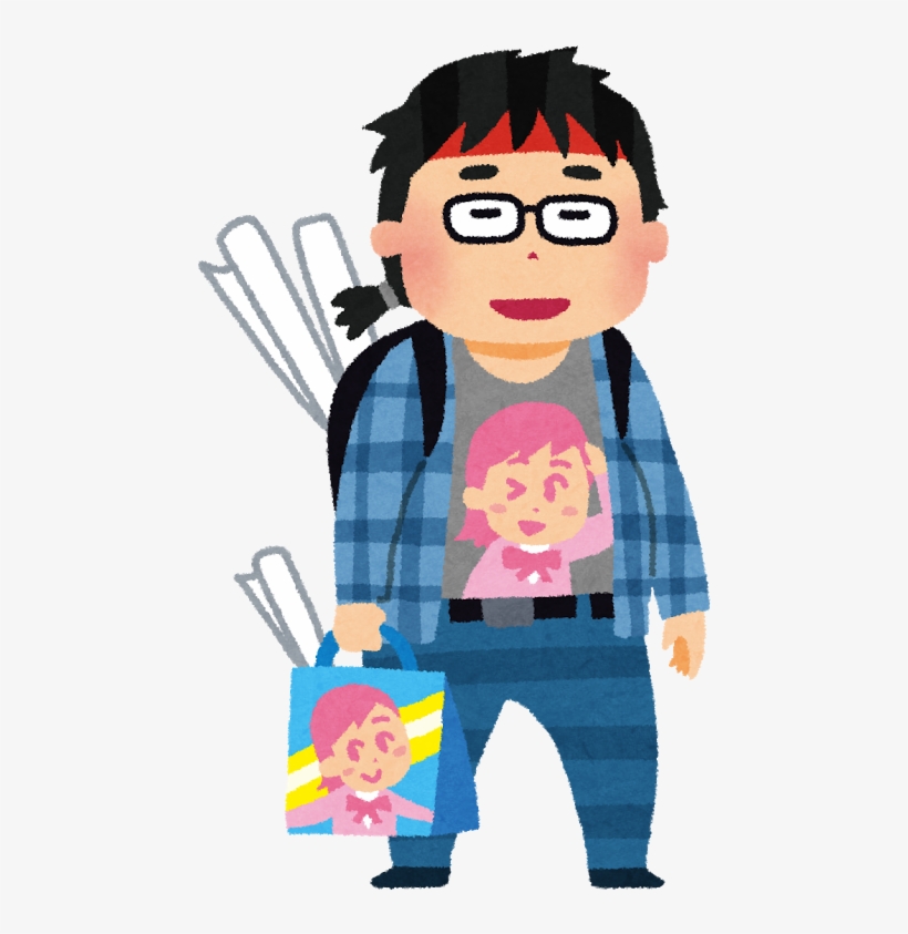 Otaku - Estereotipo Japones, transparent png download