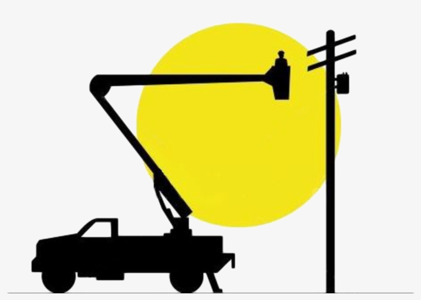Cropped Nord Electric Logo Bucket Truck Image No - Bucket Truck Clip Art, transparent png download