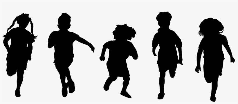 Source - Www - Burnhamprimary - Co - Uk - Report - - Children Running Silhouette, transparent png download