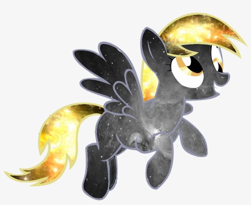 Galaxy Derpy Hooves Vector By Minkystar-d79g2vv - Galaxy Derpy, transparent png download