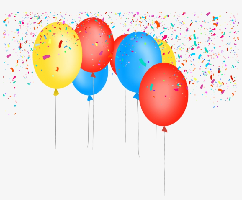 Scballoons Mydrawing Balloon Confetti Party - Birthday Party, transparent png download