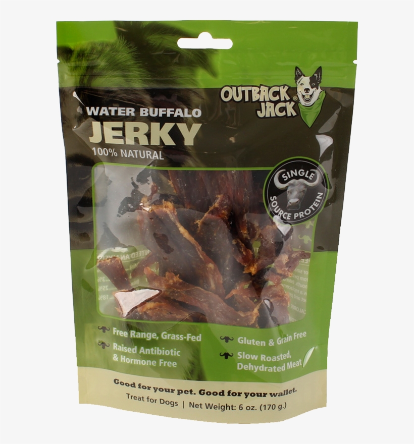 Single Source Protein Water Buffalo Jerky - Outback Jack, transparent png download