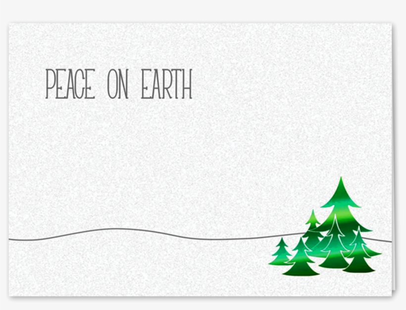 Picture Of Green Peace On Earth Greeting Card - Illustration, transparent png download