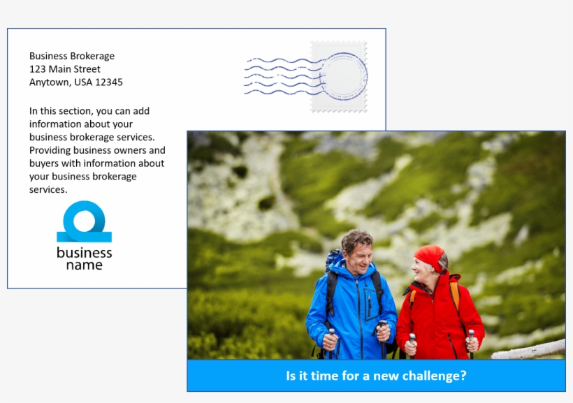 Business Broker Postcard Template - Adipose Tissue, transparent png download