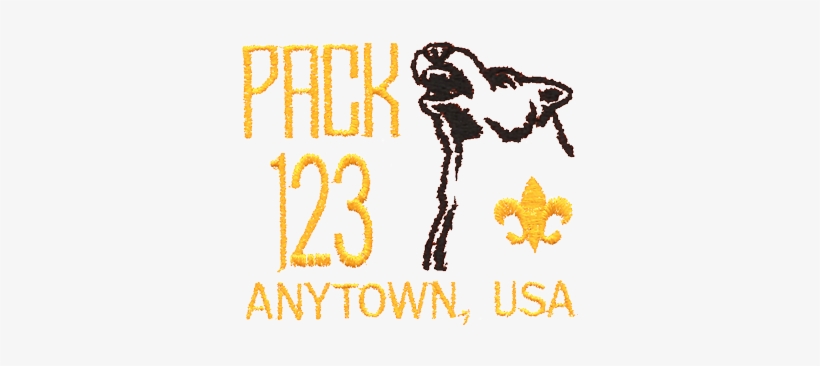 Outline Wolf Howl T-shirt Design - Design, transparent png download