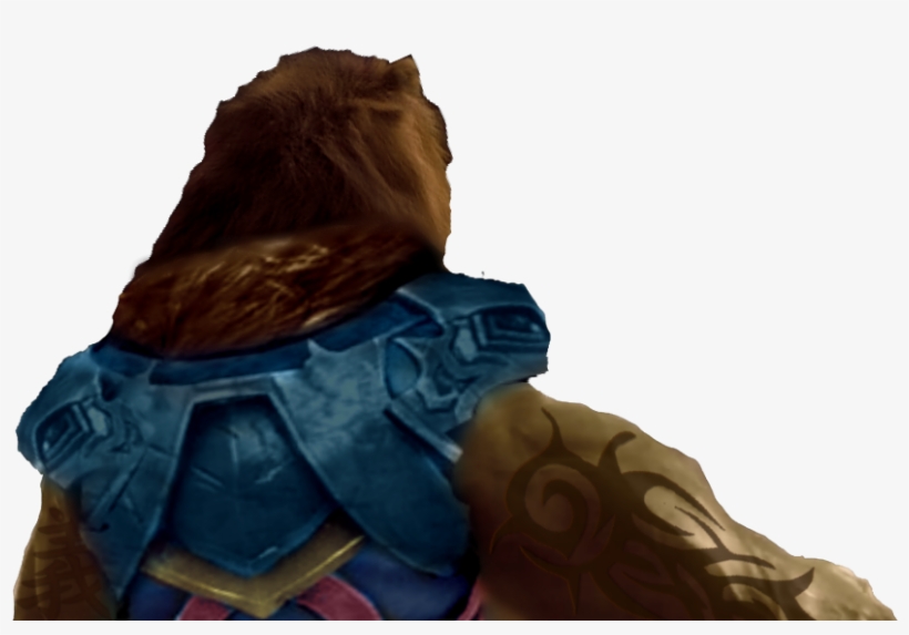 Lionman Back Standing - Human Back, transparent png download