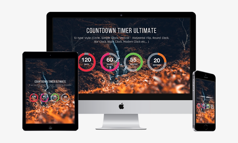 Countdownresponsive - Tablet Computer, transparent png download