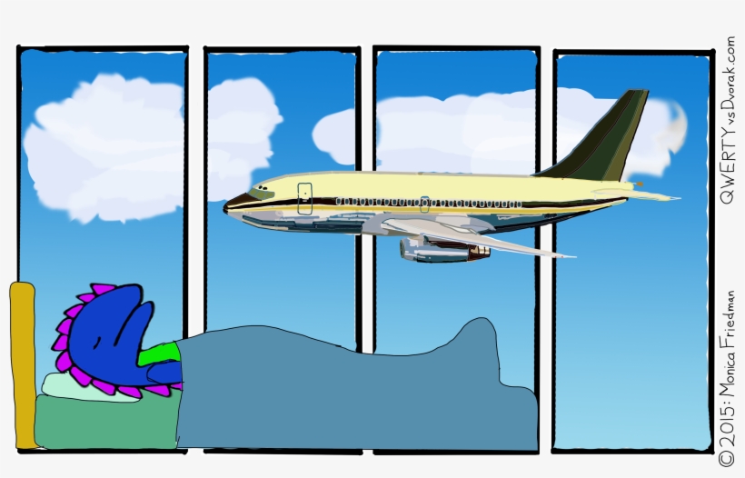 Travel Just Turns Your Whole World On Its Ear - Narrow-body Aircraft, transparent png download
